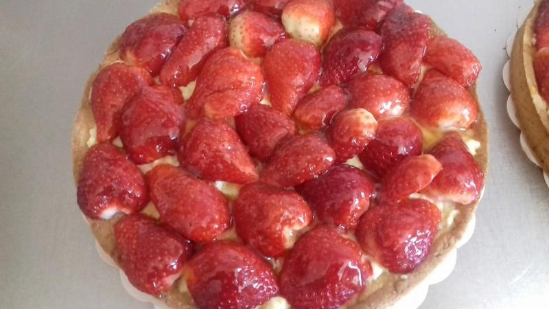 tarte aux fraises