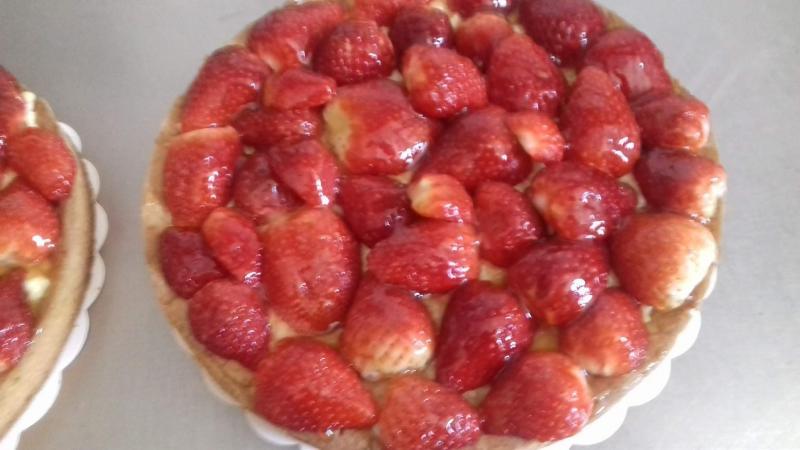 tarte aux fraises