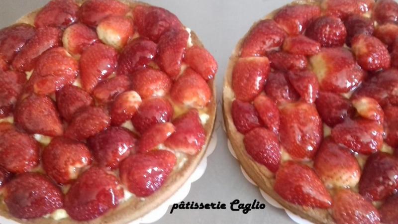 tarte aux fraises